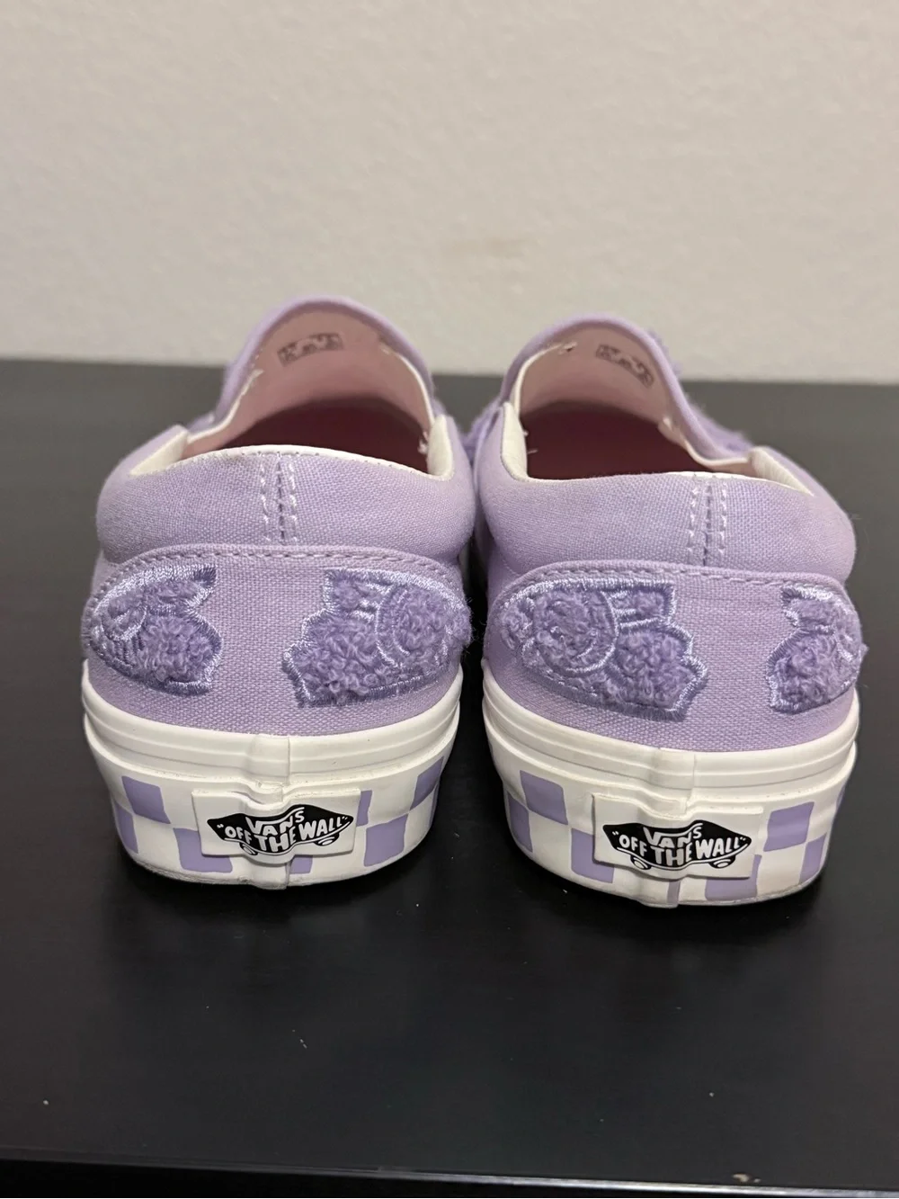 Vans Emma Mulholland On Holiday Classic Slip-On M  7 , W 8.5. Purple Floral Chen